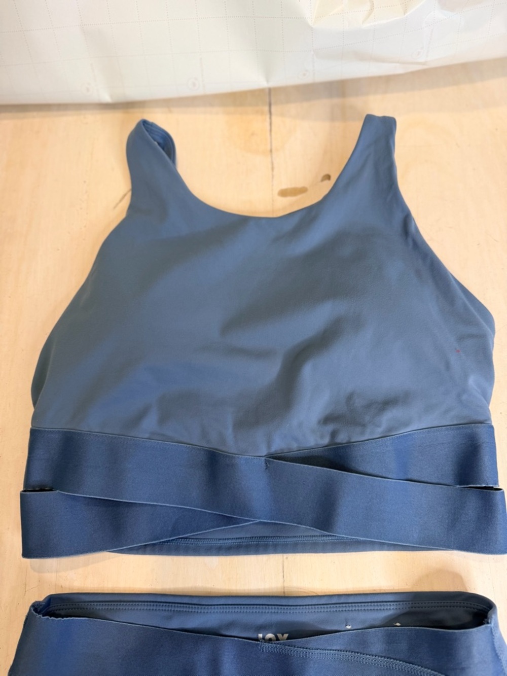 JoyLab Slate Blue Sports Bra - Picture 4 of 8